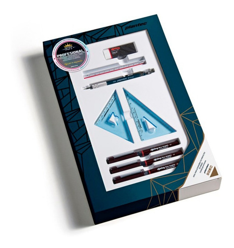 Kit De Arquitectura Profesional Plantec Rotring 8 Artículos