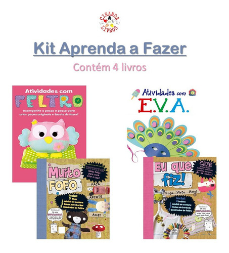 Kit Aprenda A Fazer Com 4 Livros
