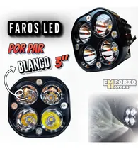 Comprar Faros Led 3 Pulgadas 4 Leds Blancos Tipo Cubo Universales
