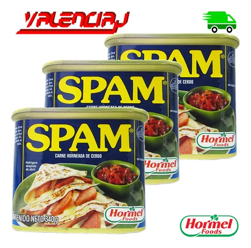 2 Jamón De Cerdo Spam Enlatado