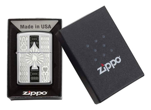 Encendedor Zippo Cromado Ace