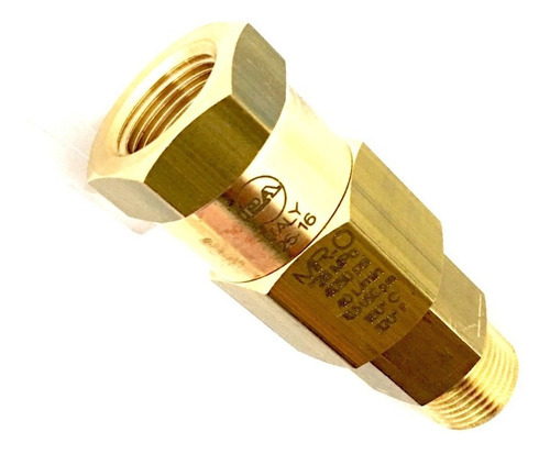 Swivel Destorcedor Evita Que Se Tuerza La Manguera Refaccion Italiano Pa Alta Resistencia Muy Durable Color Bronce