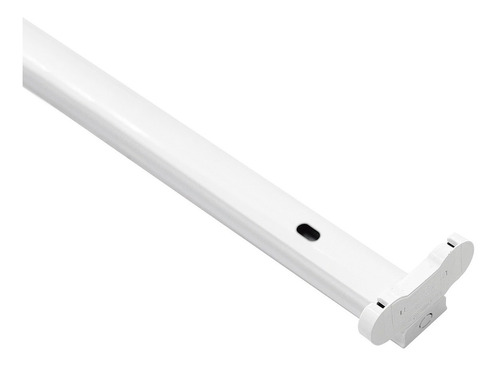 Paq 10 Gabinete Canaleta Doble Para 2 Tubos Led T8 G13 120cm