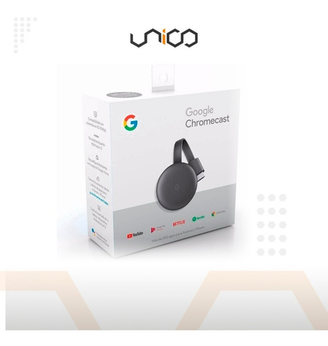 Google Chromecast 3ra Generacion Hd Convertidor De Tv (59$)