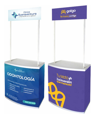 Modulos Counter Publicitarios/ Stand Modular Pvc Personaliza