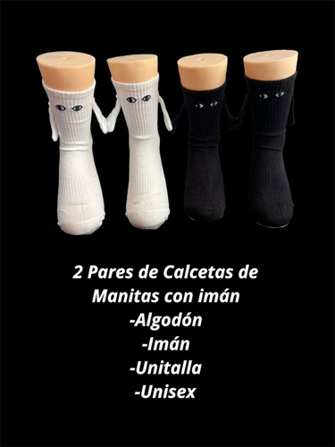 Calcetas Con Imán Gorro Dúo Para Parejas Amigos Unitalla