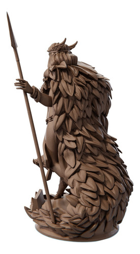 Estátua Imagem Freya Mitologia Nórdica - Versão Heróica Cor Cor Madeira