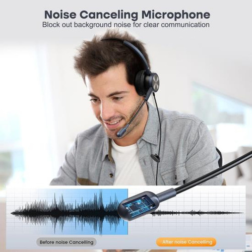 Auriculares De Teléfono Mairdi Con Conector Rj9