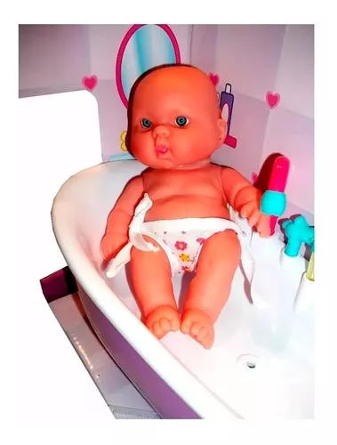 Juguete Bebe Con Bañera Musical Y Luz Dolce Bambino Ditoys 