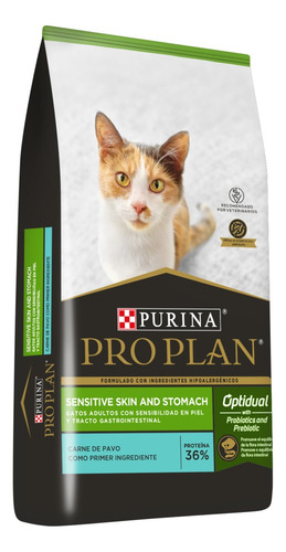 Proplan Cat Sensitive Skin & Stomach 3 Kg Gato Adulto