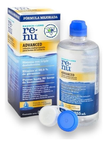 Renu Advanced Solución Para Lentes De Contacto C/355ml