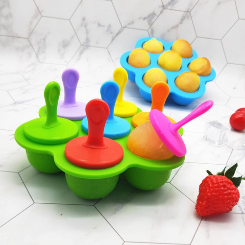 Moldes De Silicona Para Paletas, Mini Molde Para Paletas De