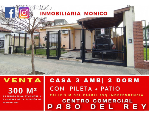 Venta Casa 3 Amb Centro De Paso Del Rey
