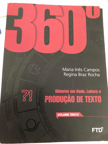 Livro: 360 Ftd Produção De Texto - Edição 2015