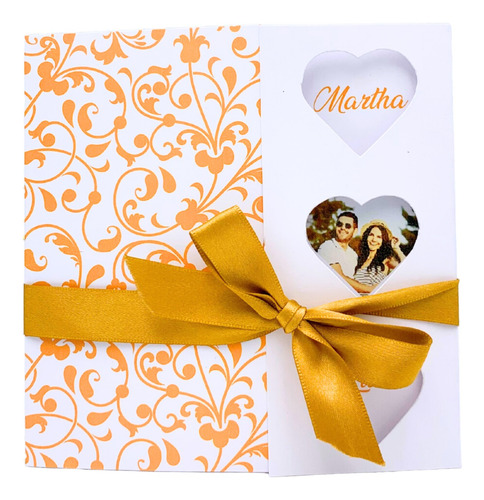 Invitaciones Moño Liston Personalizadas Fiestas Boda 30 Pzas