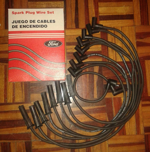 Cables De Bujia Ford 351 Y 302 Tapa Clavo 8 Cil.