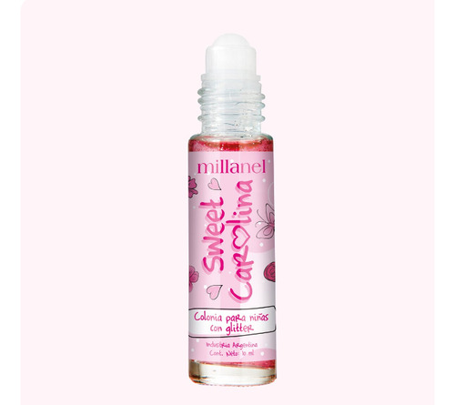 Perfume Roll On Con Glitter Millanel Sweet Carolina