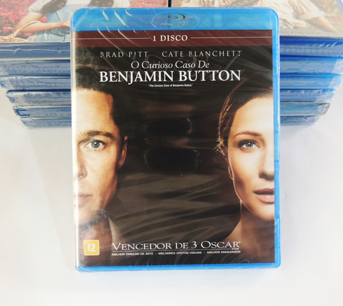 Blu-ray - O Curioso Caso De Benjamin Button - Lacrado