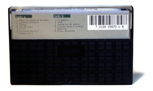 Enanitos Verdes Big Bang Rock Nacional Tape / Nuevos!