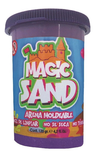 Arena Moldeable Slime Magic Sand Lila X 90 Gr. Mk150