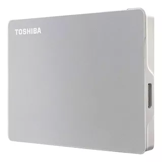 Disco Duro Portátil Canvio Flex Toshiba 1tb Usb 3.2 + Funda Color Gris