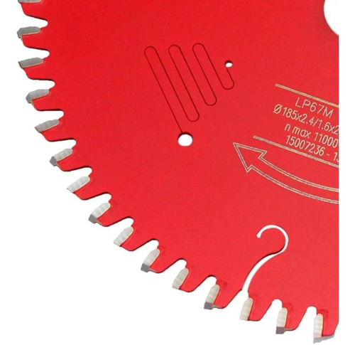 Imagem 6 de 8 de Disco De Serra 185mm 60 Dentes Para Mdf Lp67m 001 Freud