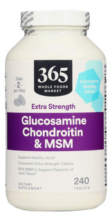 365 Por Wfm, Glucosamina Condroitina X Fuerza Msm, 240 Table