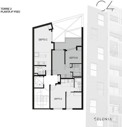 Departamento Monoambiente En Rosario