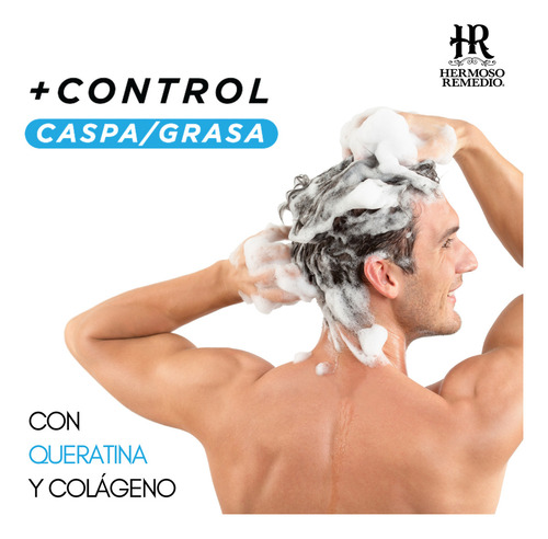 18 Shampoo Crecimiento Anticaída Caspa Reparador Hombre 7en1