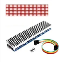 Comprar Módulo 4 Matriz De Puntos Led 8x8 P\u002F Arduino, Max7219, Rojo