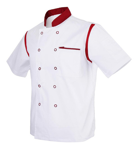 Chaqueta De Chef De Malla De Manga Corta Para Cocina De Hote