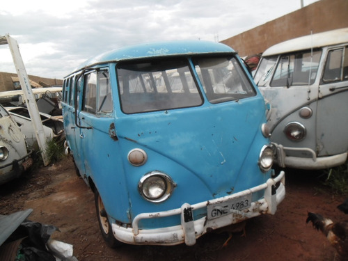 Kombi Vw Van Corujinha 1965 Funcionando Lisa De Lata P/ Rest