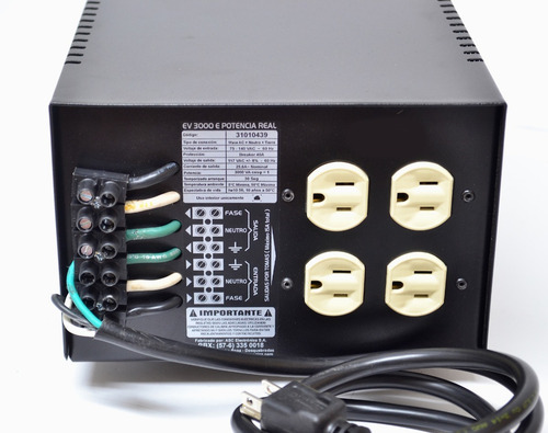 Estabilizador Electrónico De 3000w Con Elevador