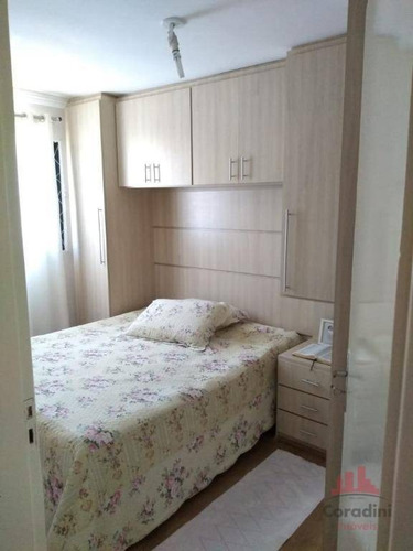 Imagem 11 de 19 de Apartamento Com 3 Dormitórios À Venda, 63 M² Por R$ 185.000,00 - Parque João De Vasconcelos - Sumaré/sp - Ap1147