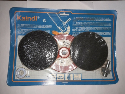 Disco De Lijado Amoladora/taladro Ø115 Set 3u+adaptador
