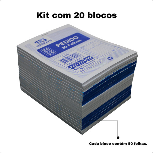 Talão De Pedido Comercial 1 Via Sem Carbono Sidgraph