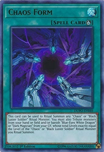 Yugioh Chaos Form - Dupo-en049 - Ultra Rare 1st Edition Duel