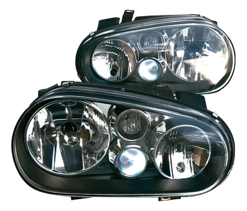 Faros De Golf A4 O Golf 3.5 Con  Neblinero 