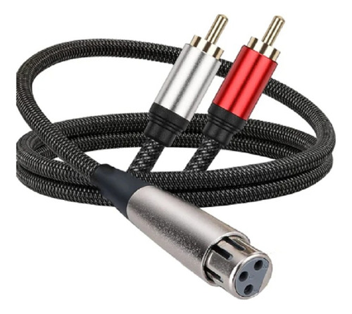 Cable Xlr A Rca Canon A Rsa 3m Alta Calidad