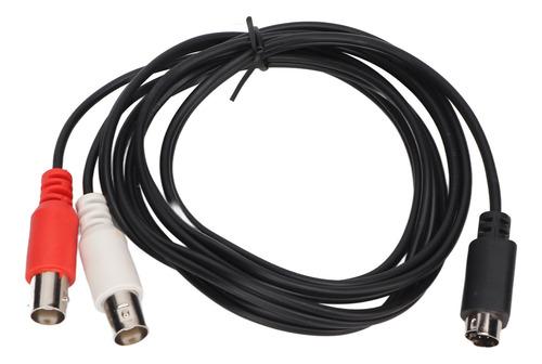 Cable Mini Din De 4 Pines A 2 Bnc Flexible Mini Din De 4 Pin