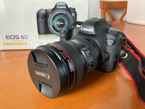  Canon Eos 6d (wg) Dslr + Lente 24-105 F1.4