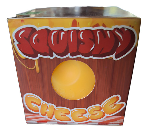 Juguete Squishy Cheese. Fidget Antistress En Forma De Queso