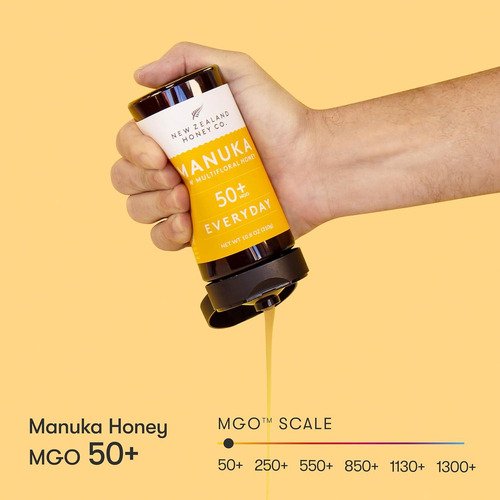 Miel Cruda Manuka Mgo 50+ New Zealand Honey Co. 310g