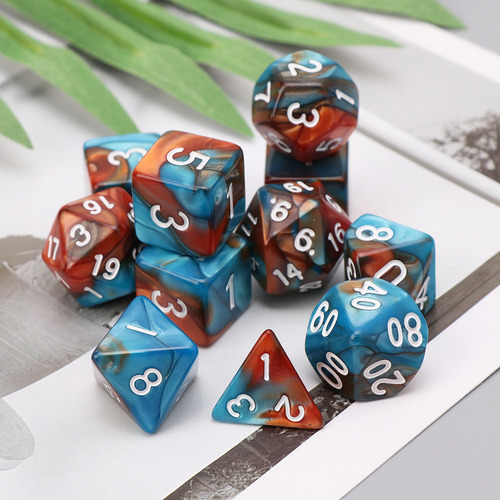 (5 #mold) D4 D6 D8 D10 D12 D20 Caras Para Juego De Rol Dnd D