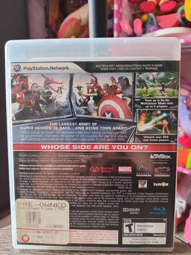 Marvel Ultimate Alliance 2 Ps3 (Usado)
