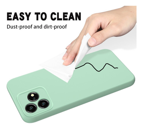 Compatible Funda De Silicona Líquida For Zte Axon 50 Lite