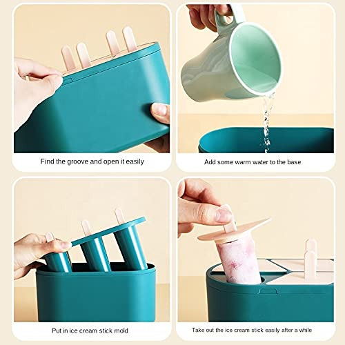 A Moldes Paletas Premium Sin Bpa, 6 Piezas - Reutilizables