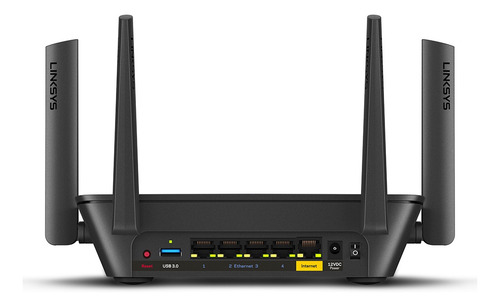 Imagen 2 de 5 de Access point, Router Linksys MR8300 negro 100V/240V