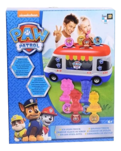 Paw Patrol Camión De Helados De Palitos Original 