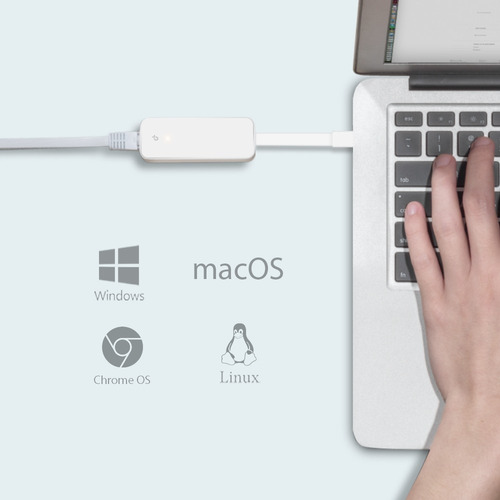 Adaptador De Red Usb Type-c A Rj45 Gigabit Ue300c Tp-link